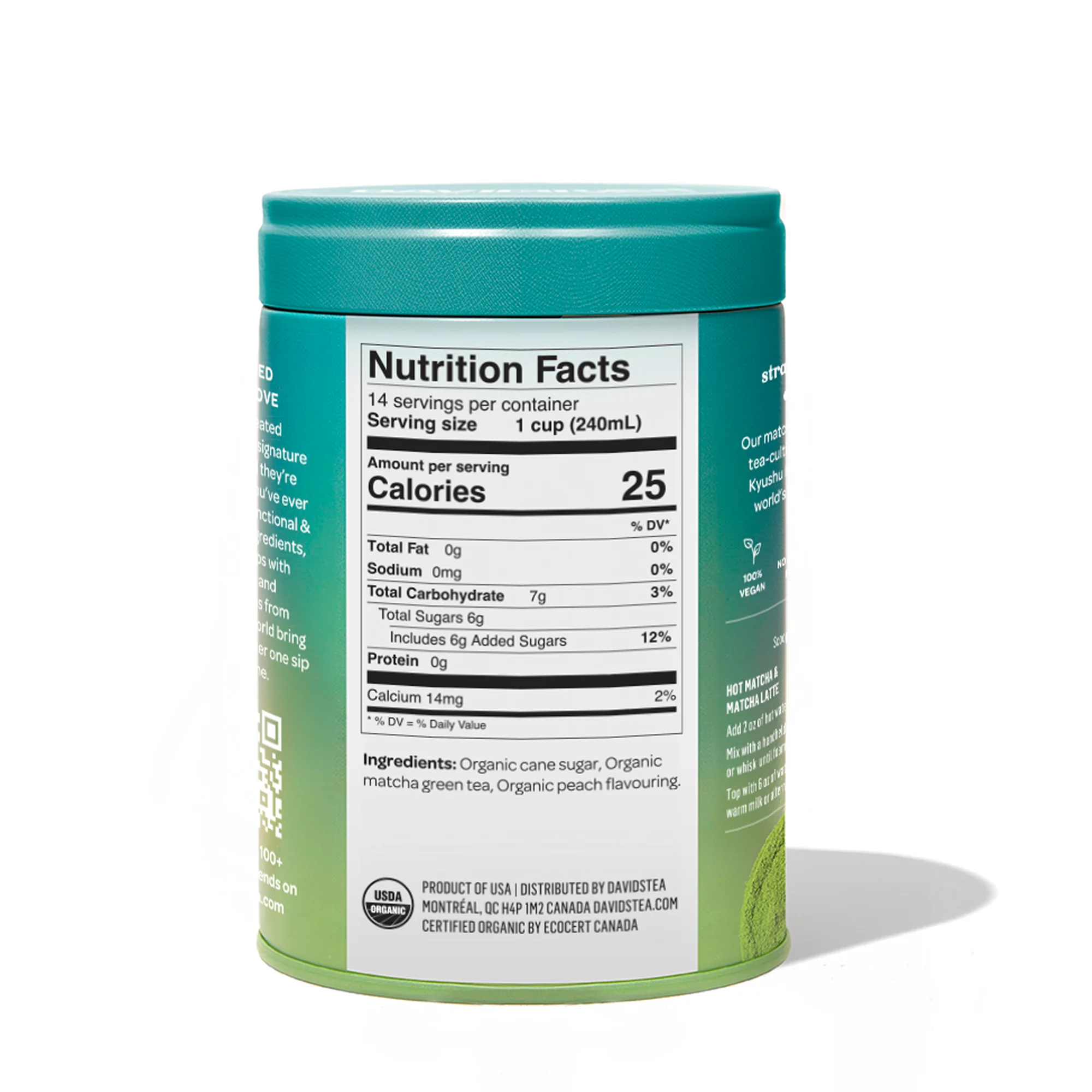 DAVIDsTEA Organic Peach Matcha Tea Tin — SKU SB-FB6799-C2CE8C9B326406 - Image 3