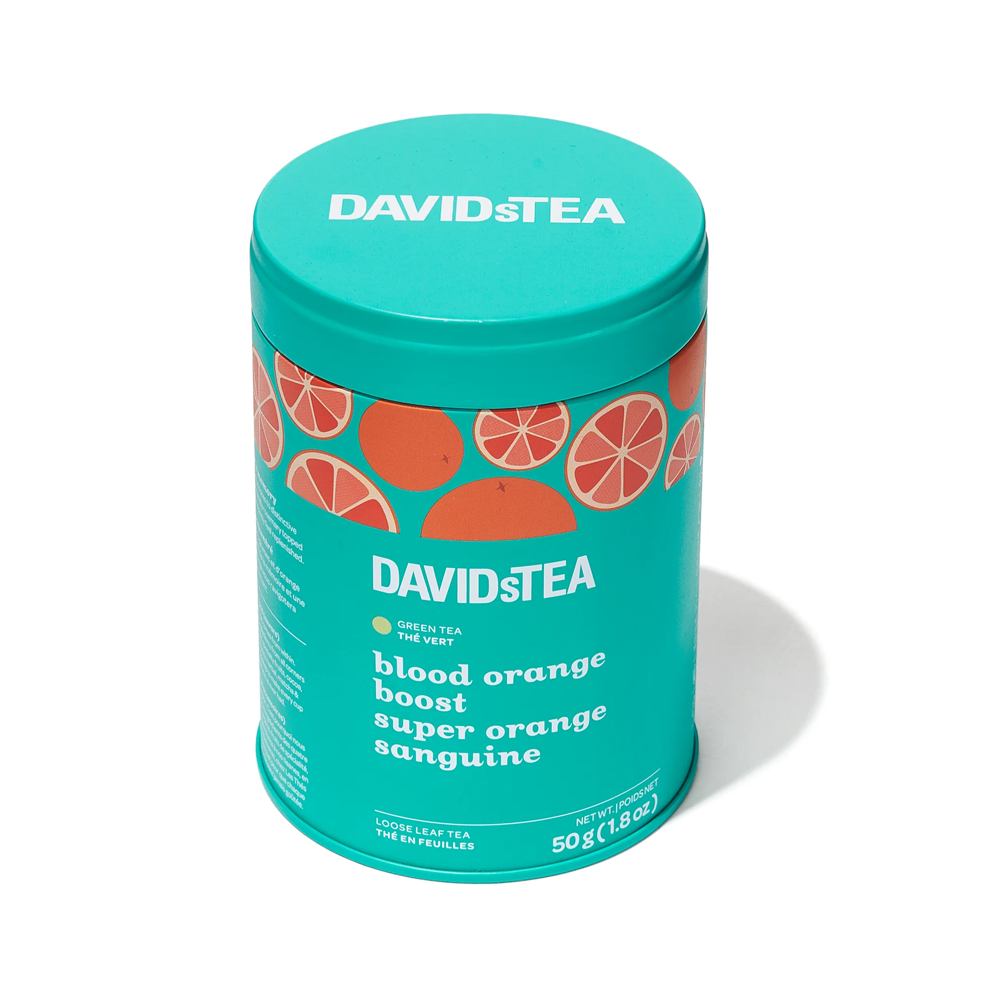DAVIDsTEA Blood Orange Boost Tea Loose Leaf Tin - Image 2