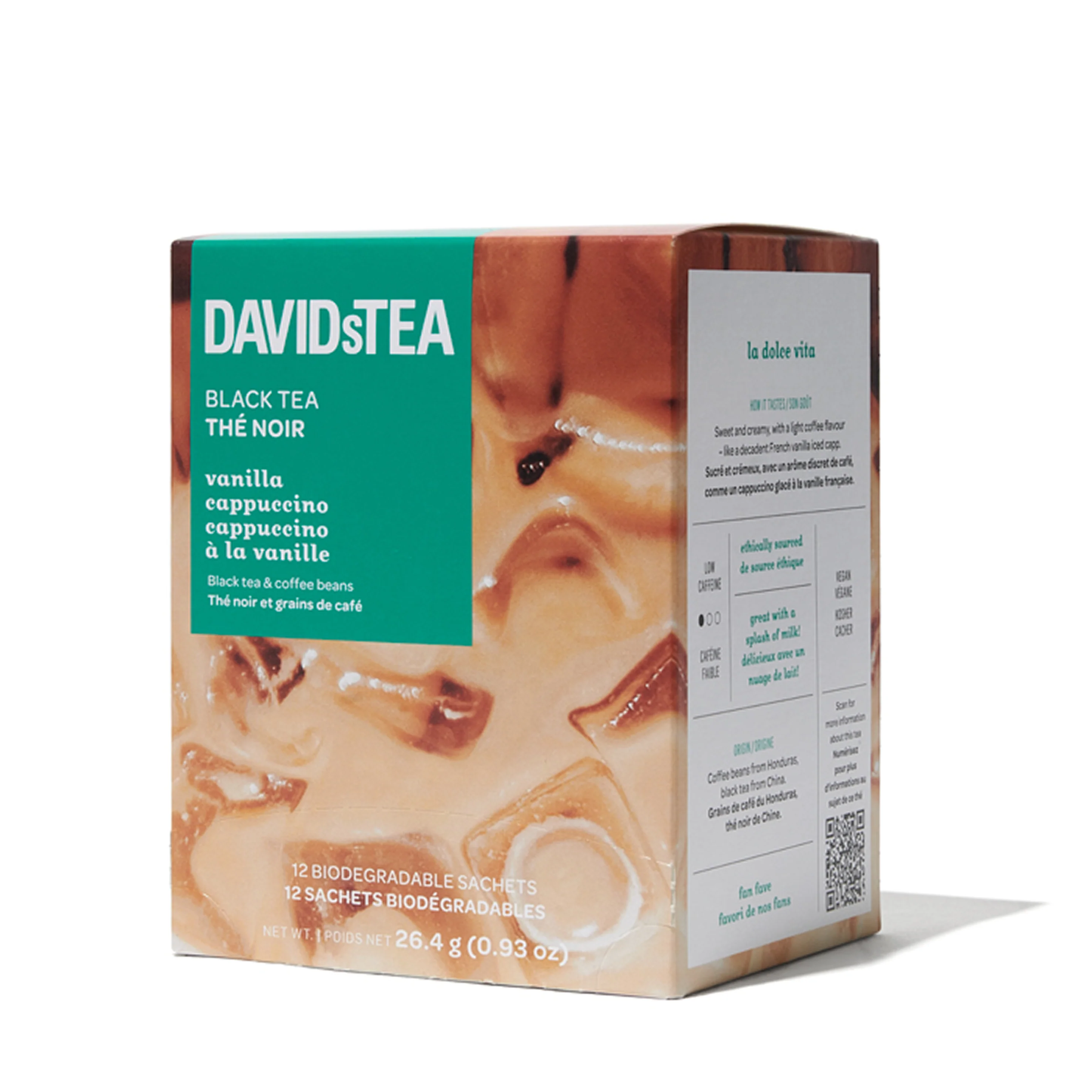 DAVIDsTEA Vanilla Cappuccino Tea Pack of 12 Sachets — SKU SB-FB6799-2B49285E2B5E06 - Image 3