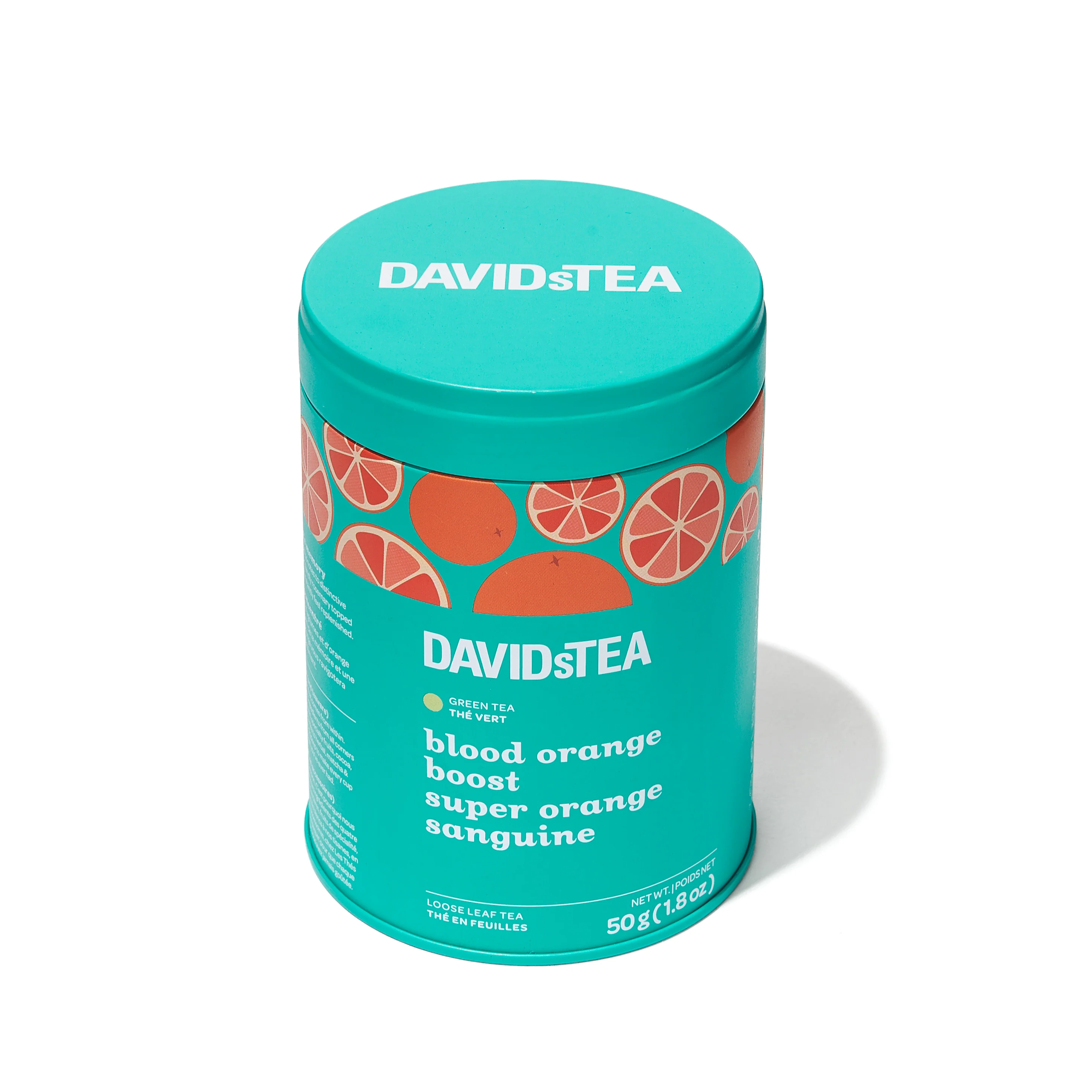 DAVIDsTEA Blood Orange Boost Tea Printed Tin - Image 2