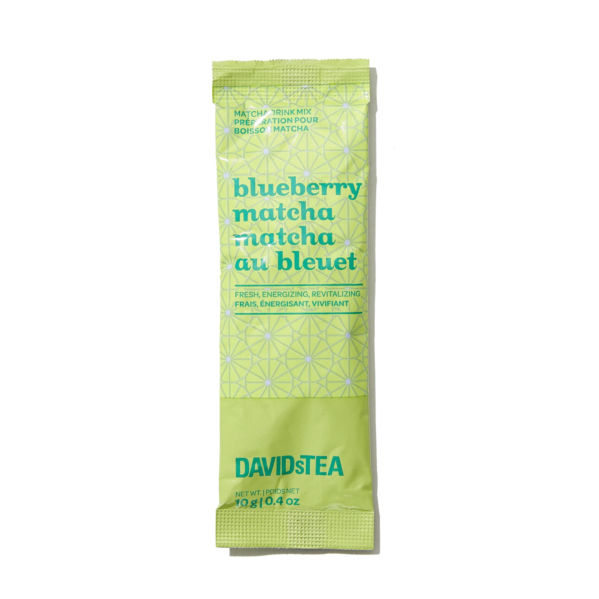 DAVIDsTEA Blueberry Matcha Single Serves Pack of 48 Tea