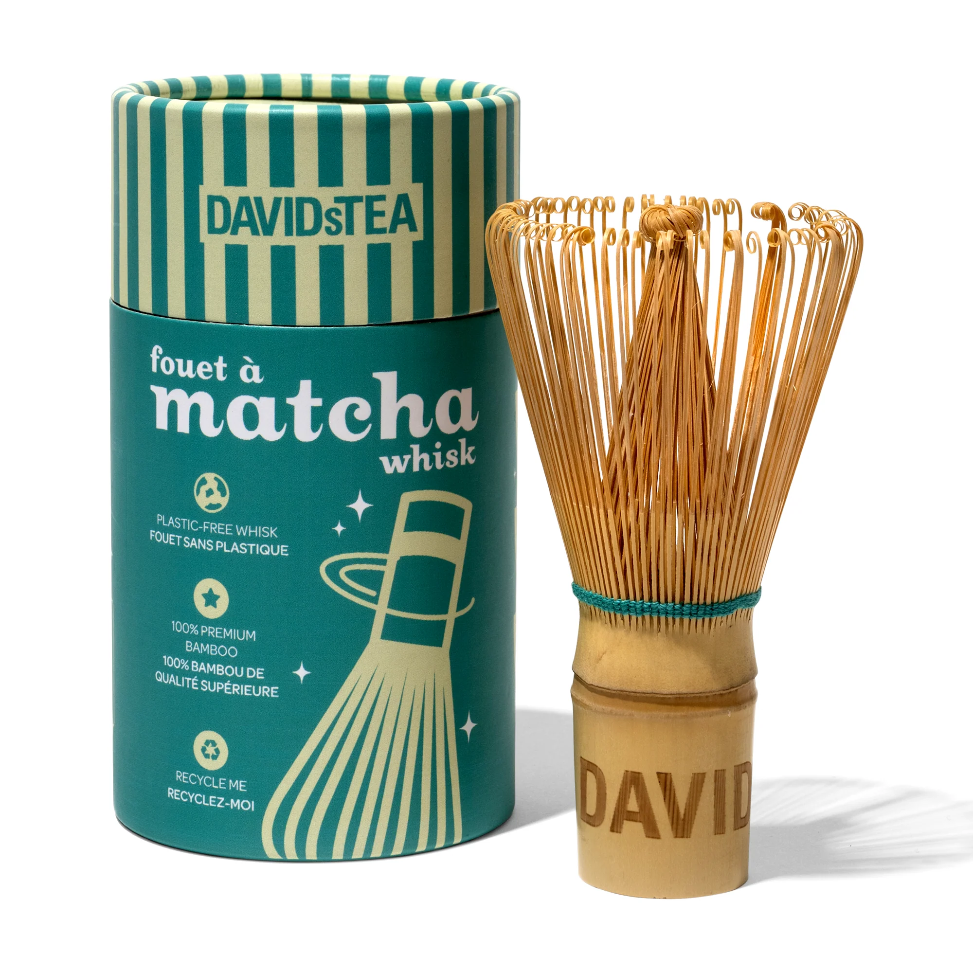 DAVIDsTEA Matcha Time Traditional Bamboo Whisk Tea