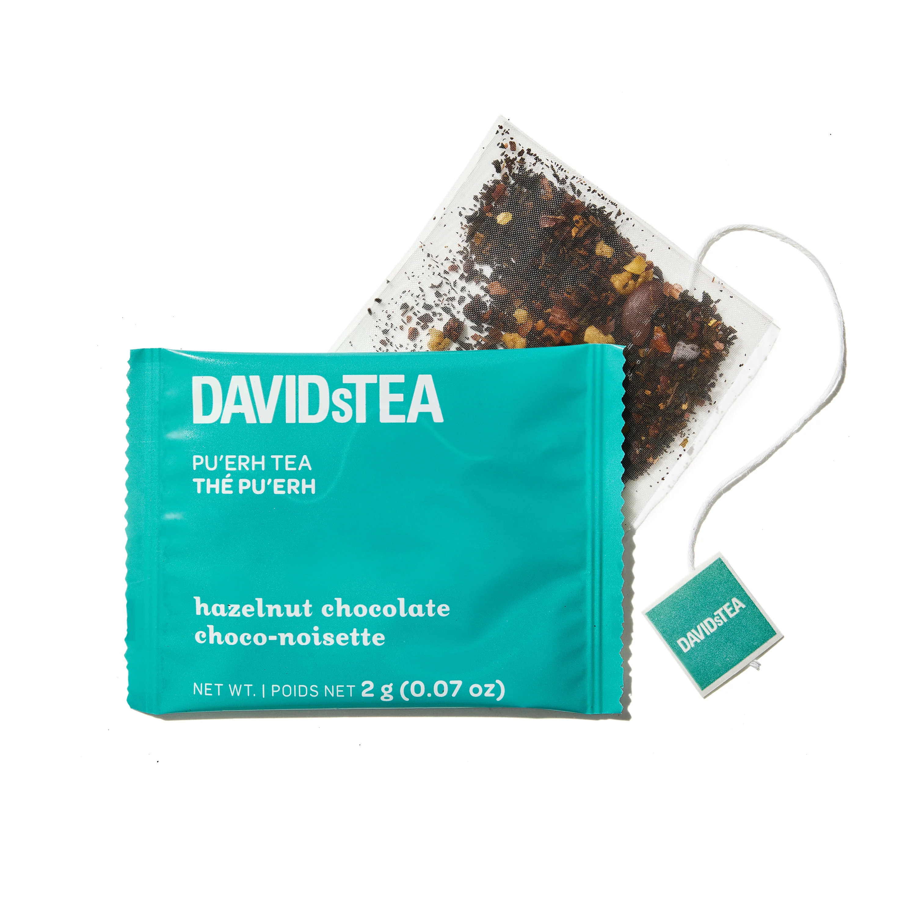 DAVIDsTEA Hazelnut Chocolate Tea Pack of 12 Sachets — SKU SB-FB6799-02BE4C6BEFE675 - Image 2