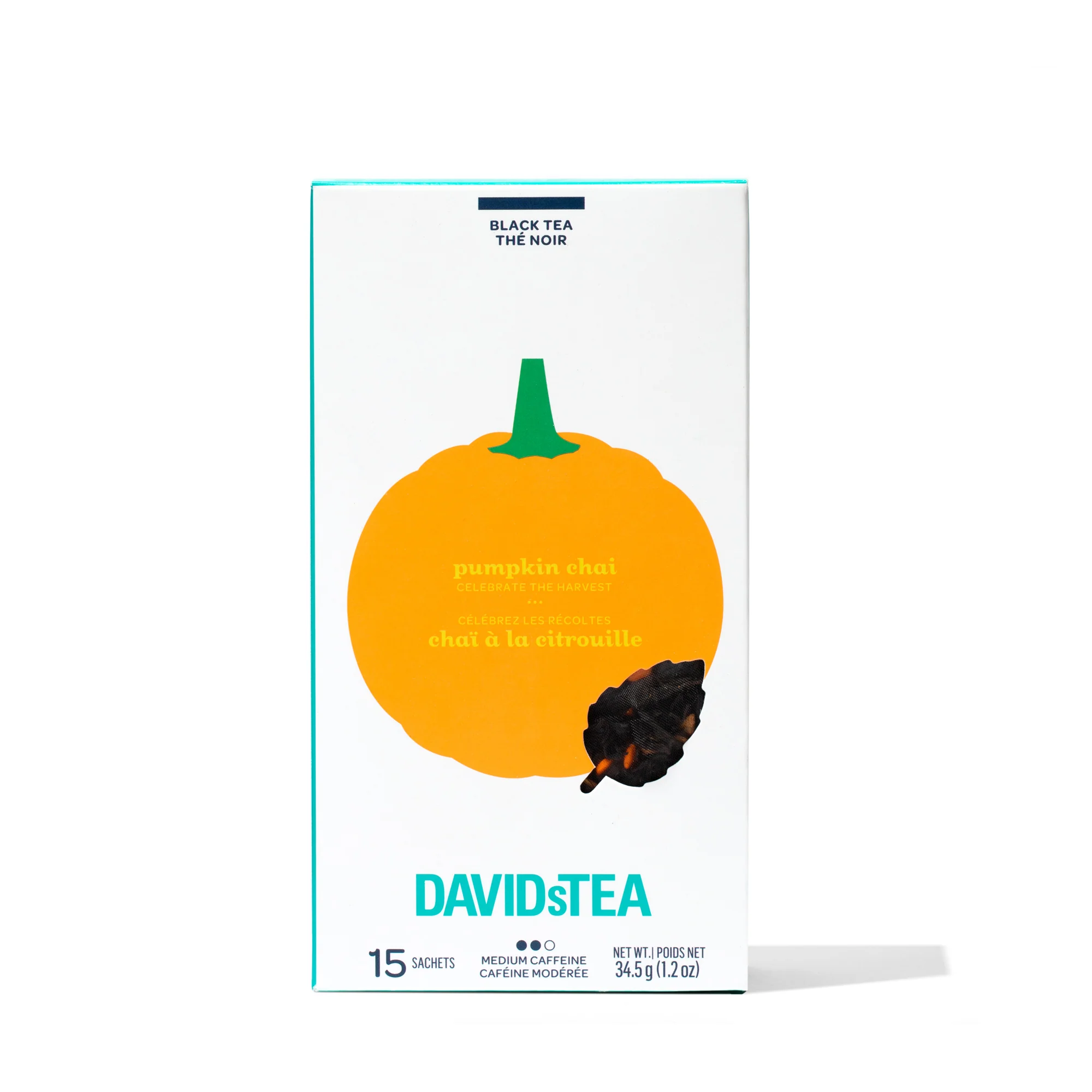 DAVIDsTEA Pumpkin Chai Pack of 15 Sachets Tea