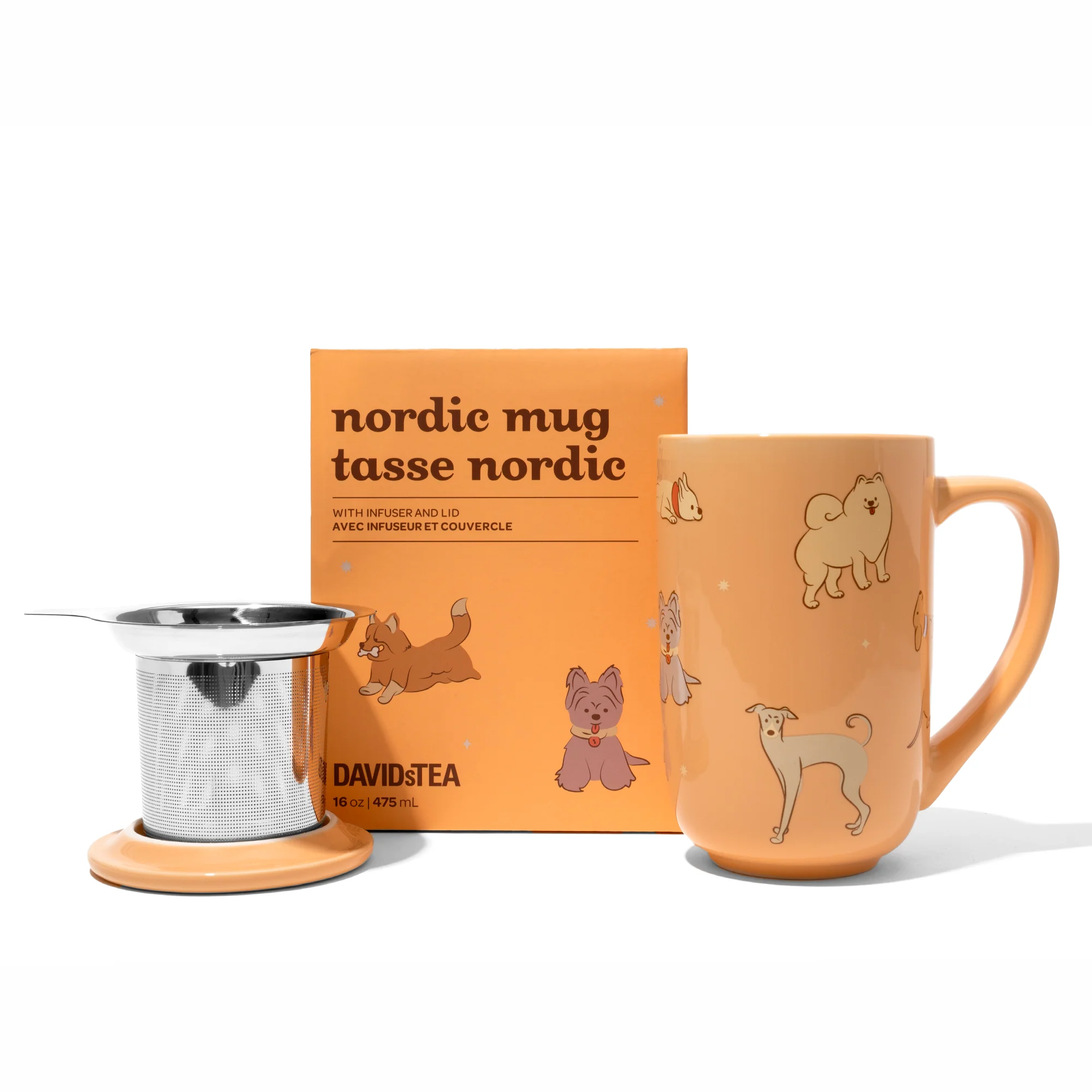 DAVIDsTEA Puppy Nordic Mug Cup