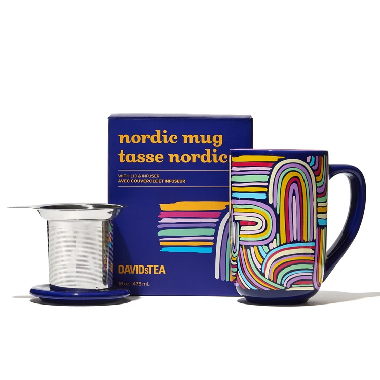 DAVIDsTEA Rainbow Nordic Mug Cup