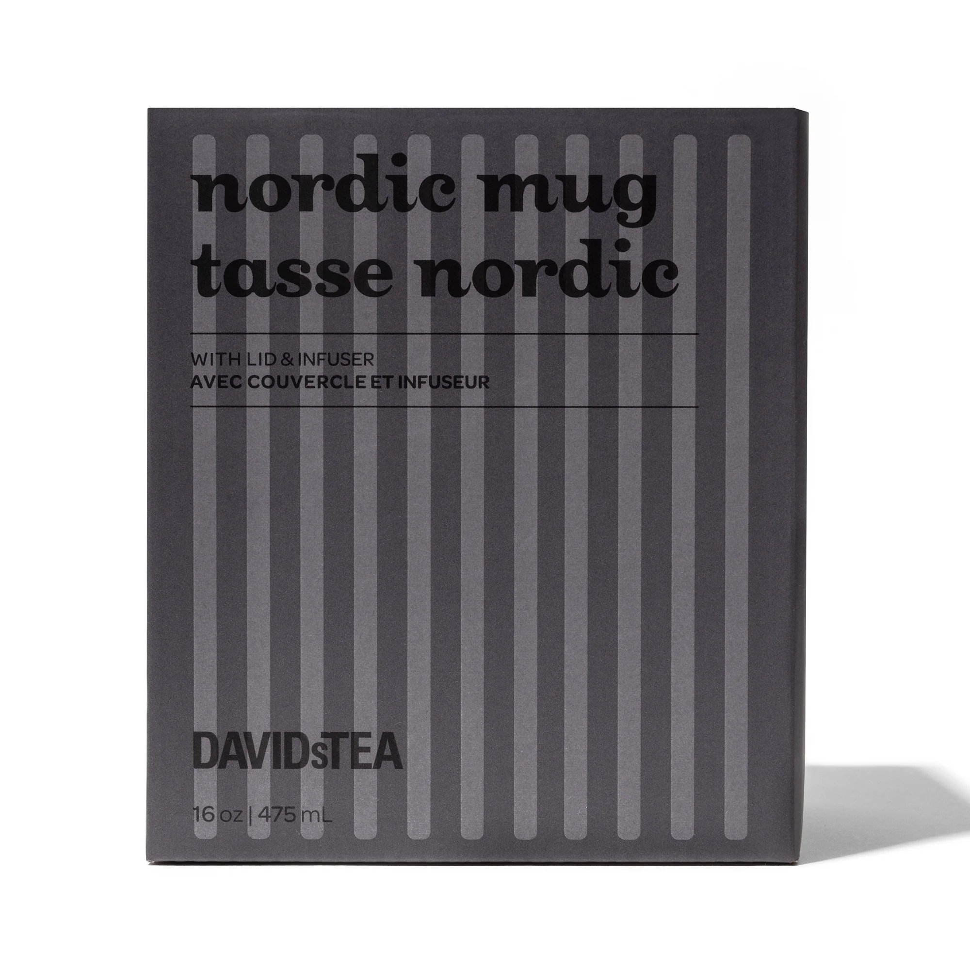 DAVIDsTEA Sesame Grey Ribbed Nordic Mug — SKU SB-FB6799-FDE1B50461A79E Cup - Image 3