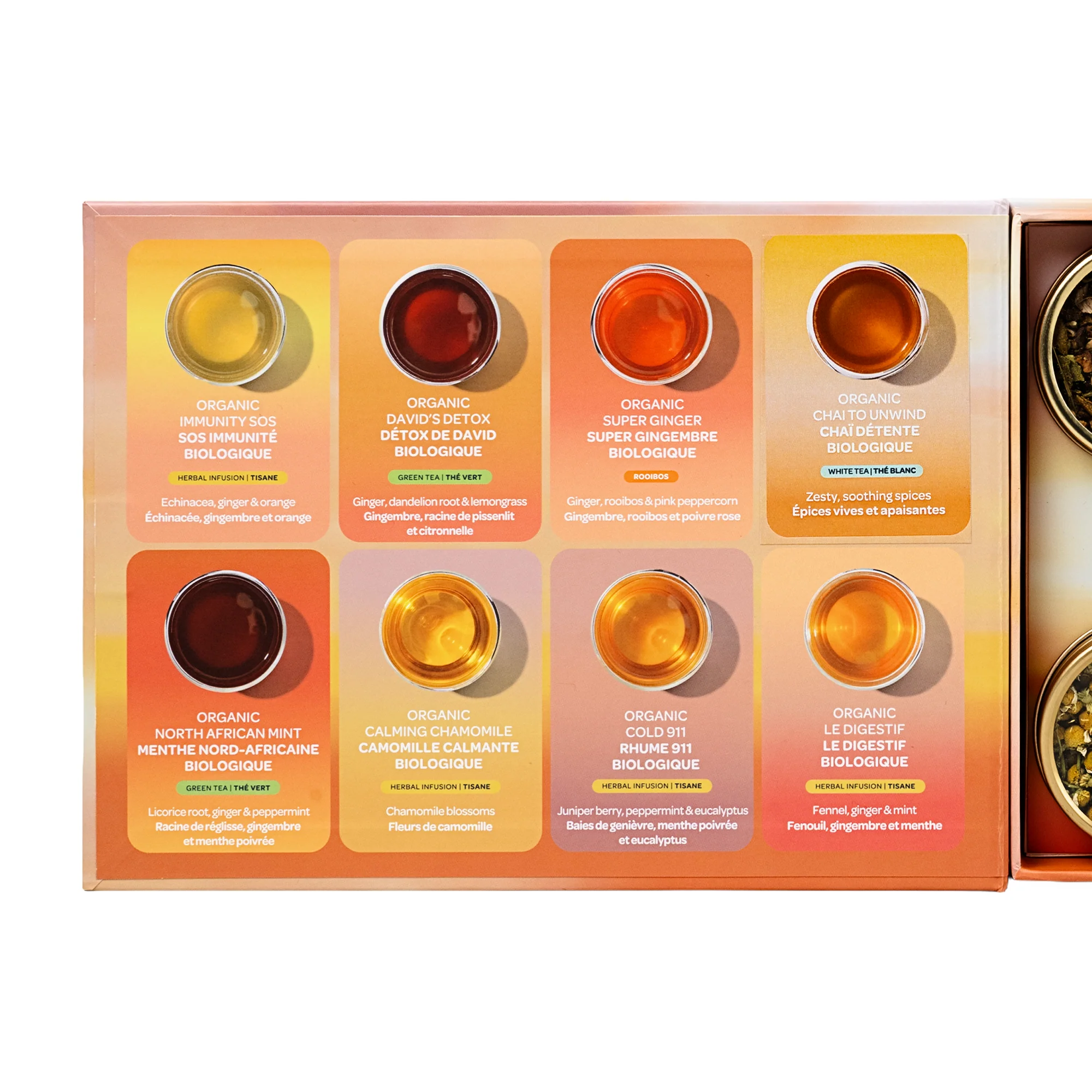 DAVIDsTEA Feel Good Teas 8 Tea Sampler - Image 2