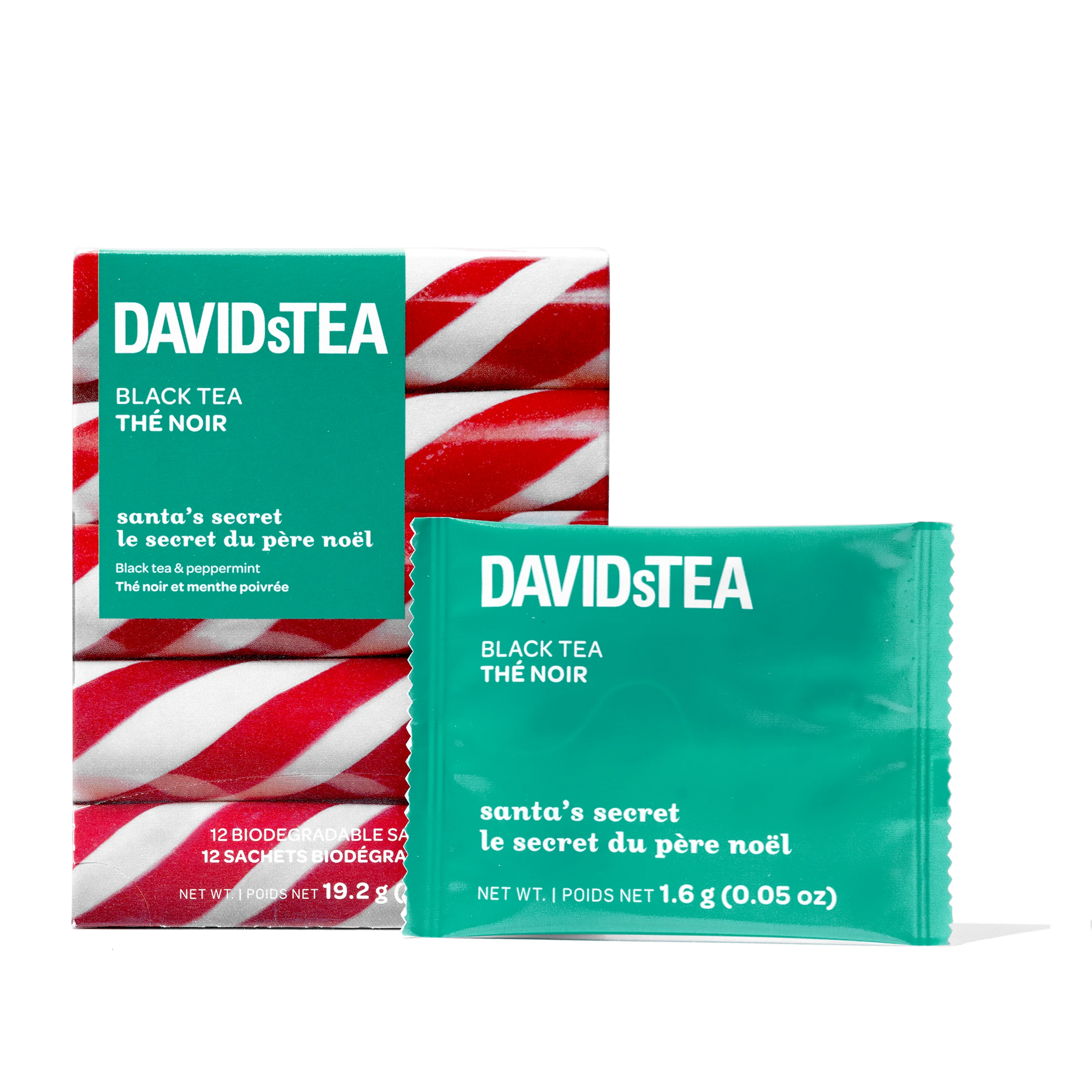 DAVIDsTEA Santa's Secret Tea Pack of 12 Sachets — SKU SB-FB6799-2EABE59EC49E72