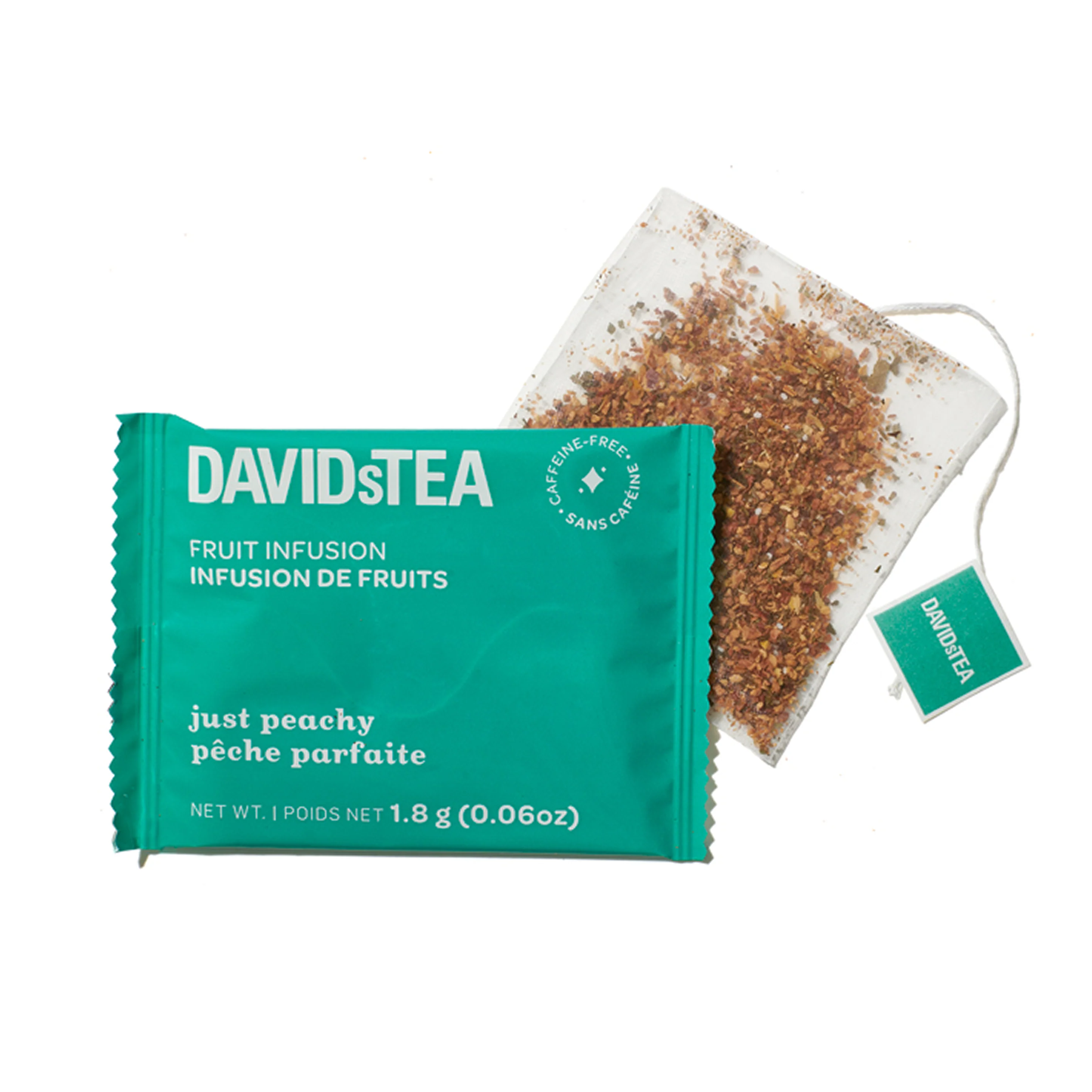 DAVIDsTEA Just Peachy Tea Pack of 12 Sachets — SKU SB-FB6799-9B832D0B33A801 - Image 2