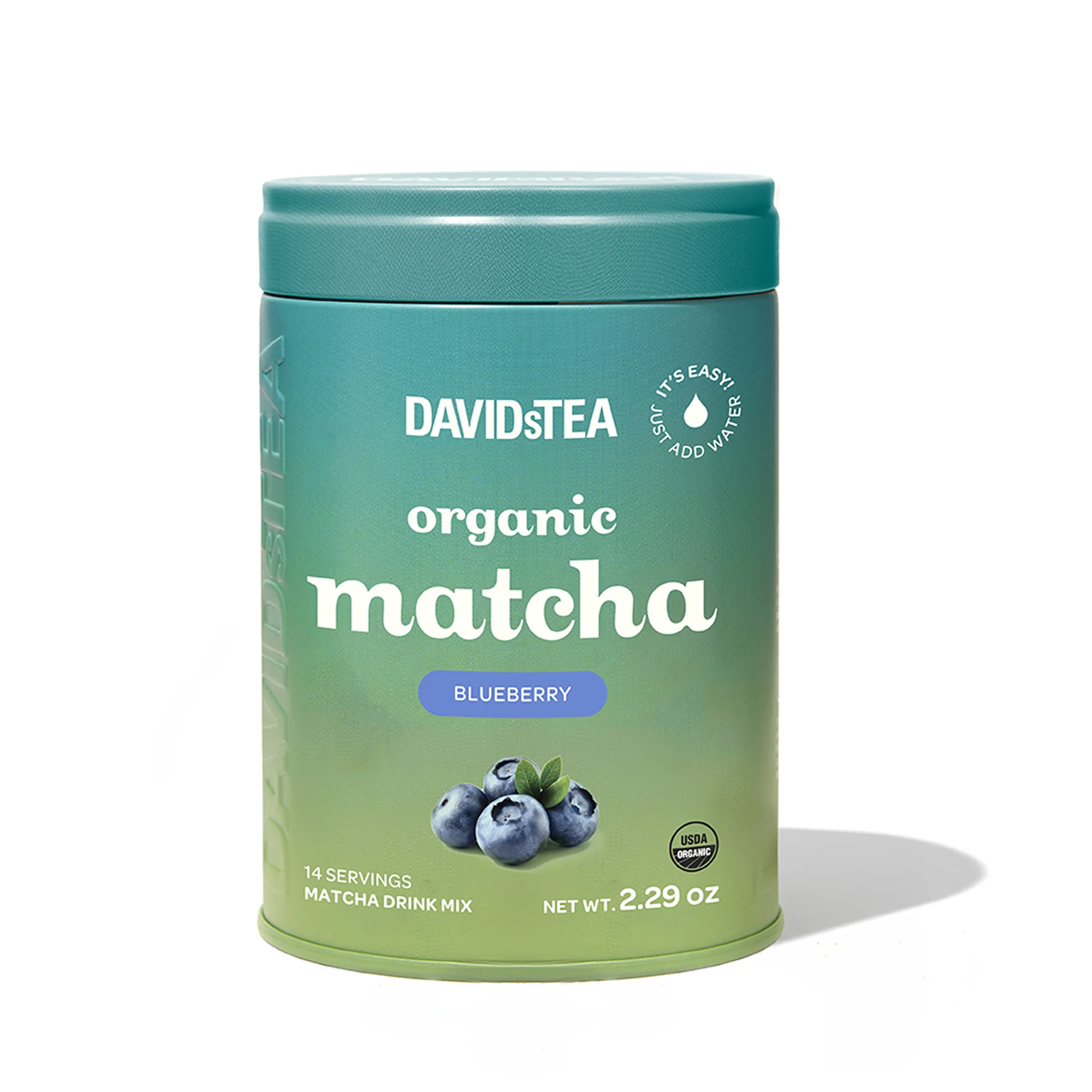 DAVIDsTEA Organic Blueberry Matcha Limited Edition Tin — SKU SB-FB6799-B48CE090570ECF Tea