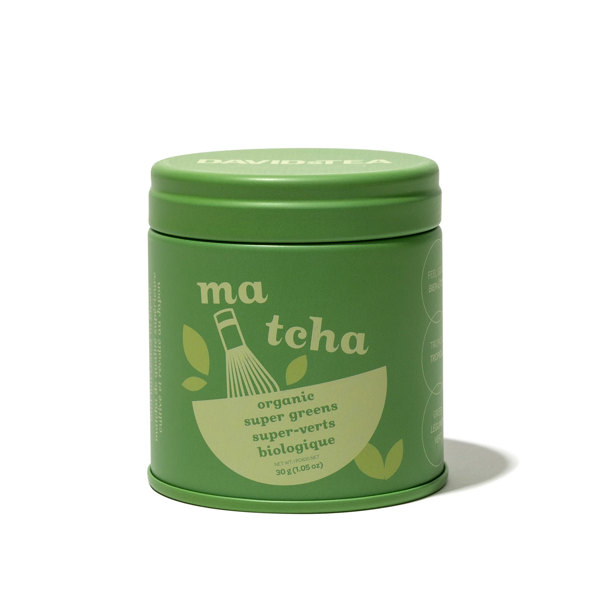 DAVIDsTEA Organic Super Greens Matcha Mini Tin Tea