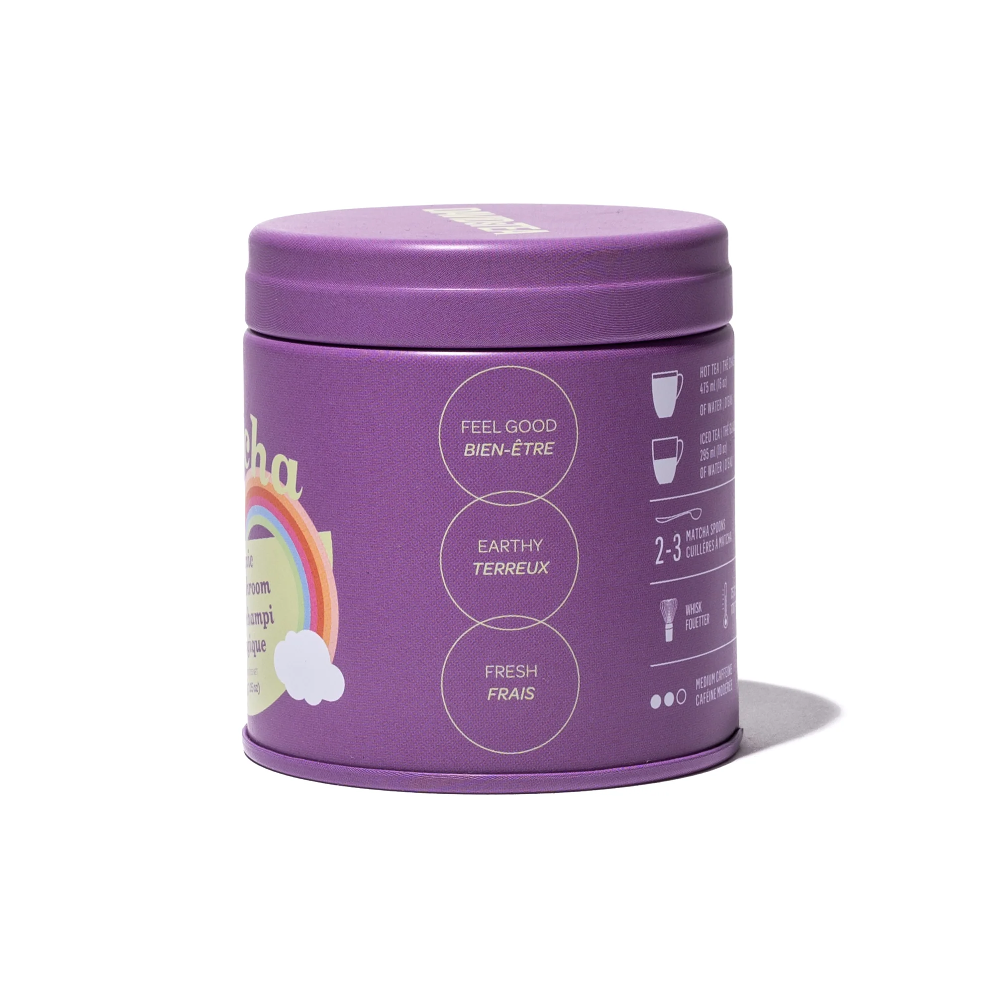 DAVIDsTEA Organic Super Shroom Matcha Mini Tea Tin - Image 3