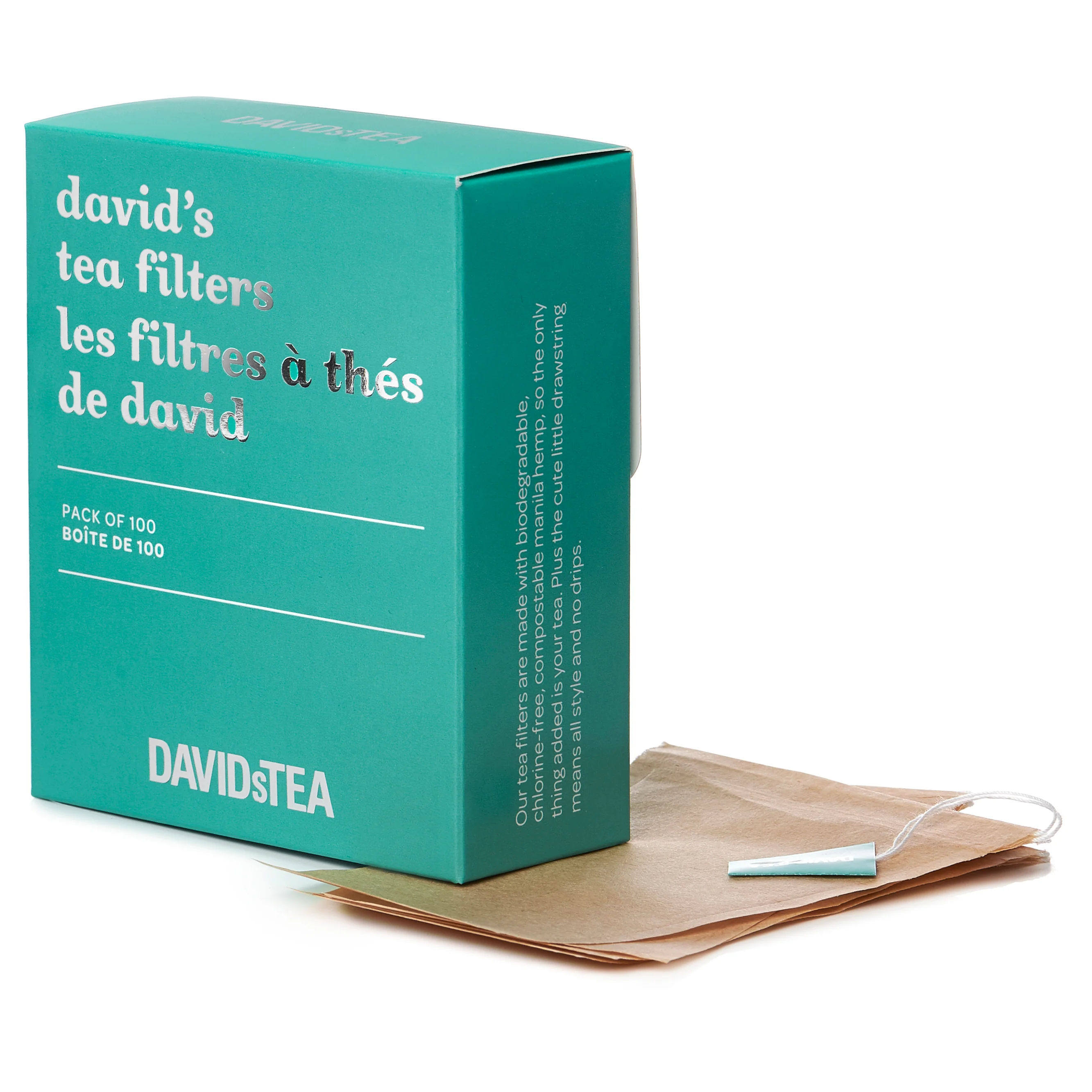 DAVIDsTEA David's Tea Filters Pack of 100 — SKU SB-FB6799-918727389C6FE2 - Image 2