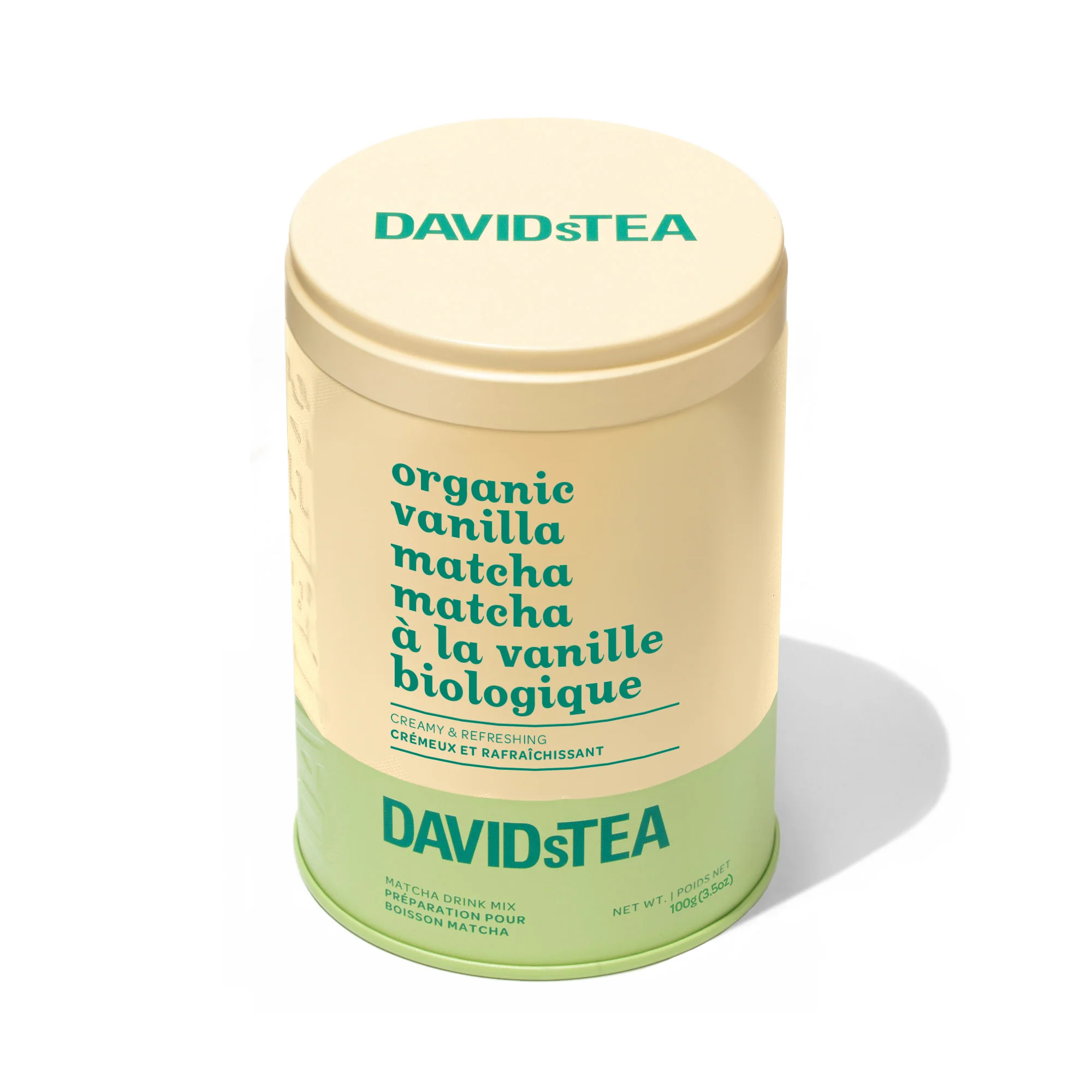 DAVIDsTEA Organic Vanilla Matcha Tea Printed Tin - Image 2