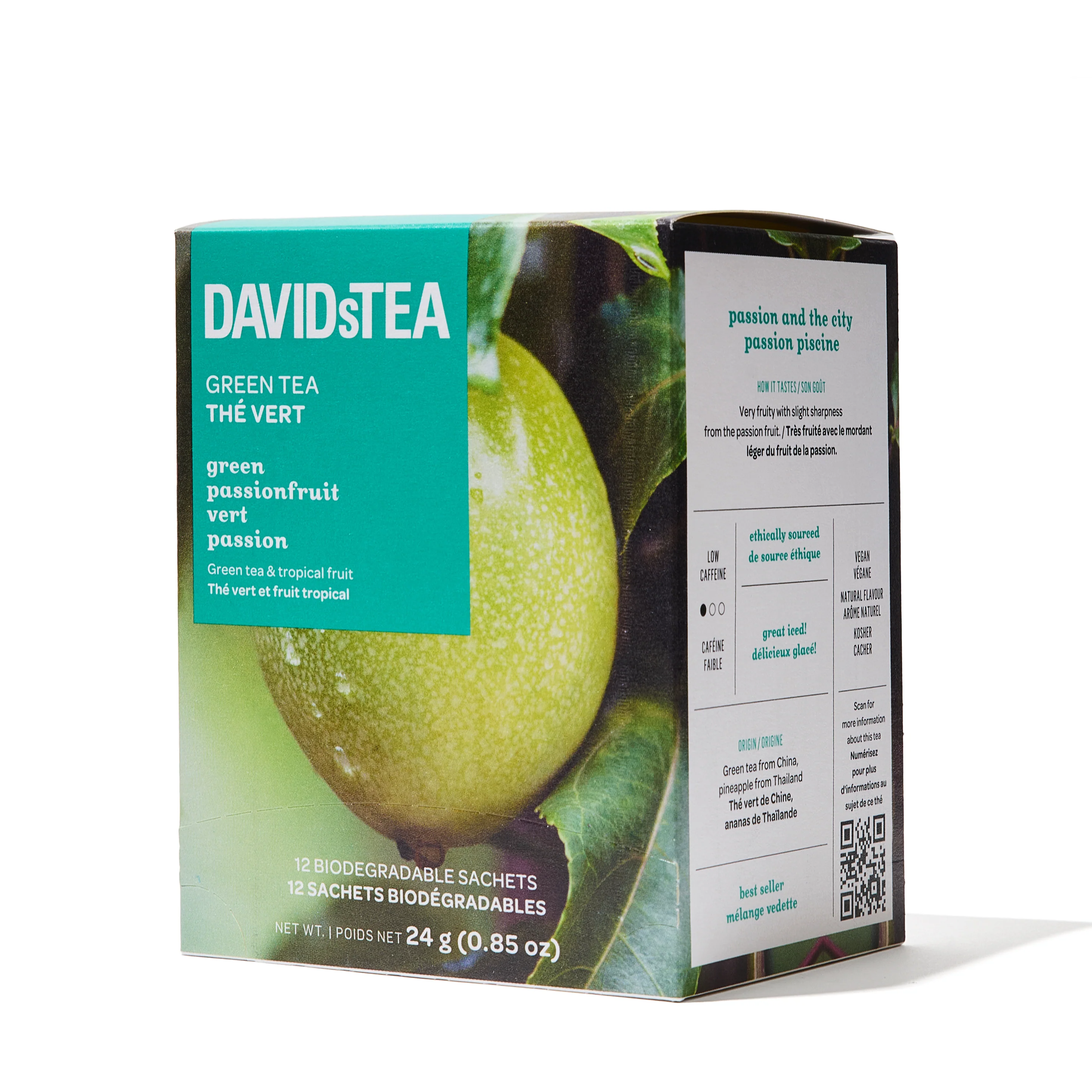 DAVIDsTEA Green Passionfruit Tea Pack of 12 Sachets — SKU SB-FB6799-D9ADD922C5CE97 - Image 3