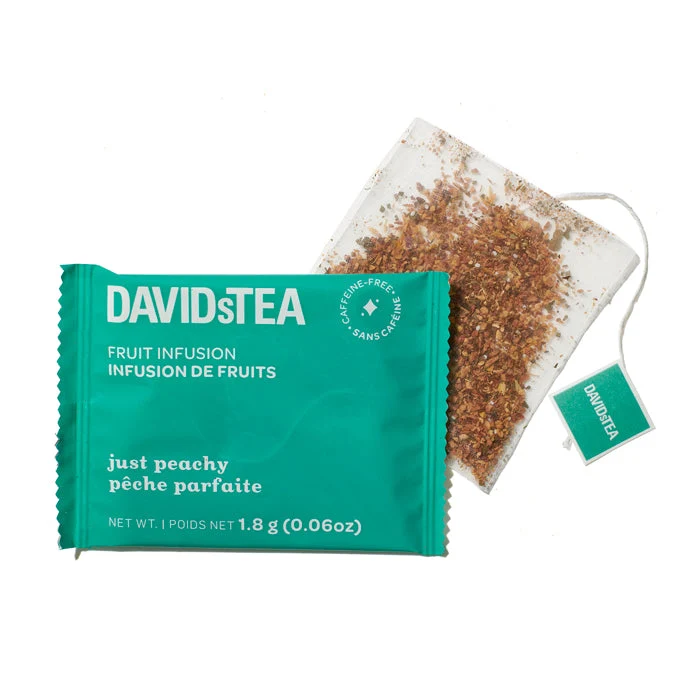 DAVIDsTEA Just Peachy Tea Pack of 12 Sachets — SKU SB-FB6799-E8F59EA7A9B009 - Image 3